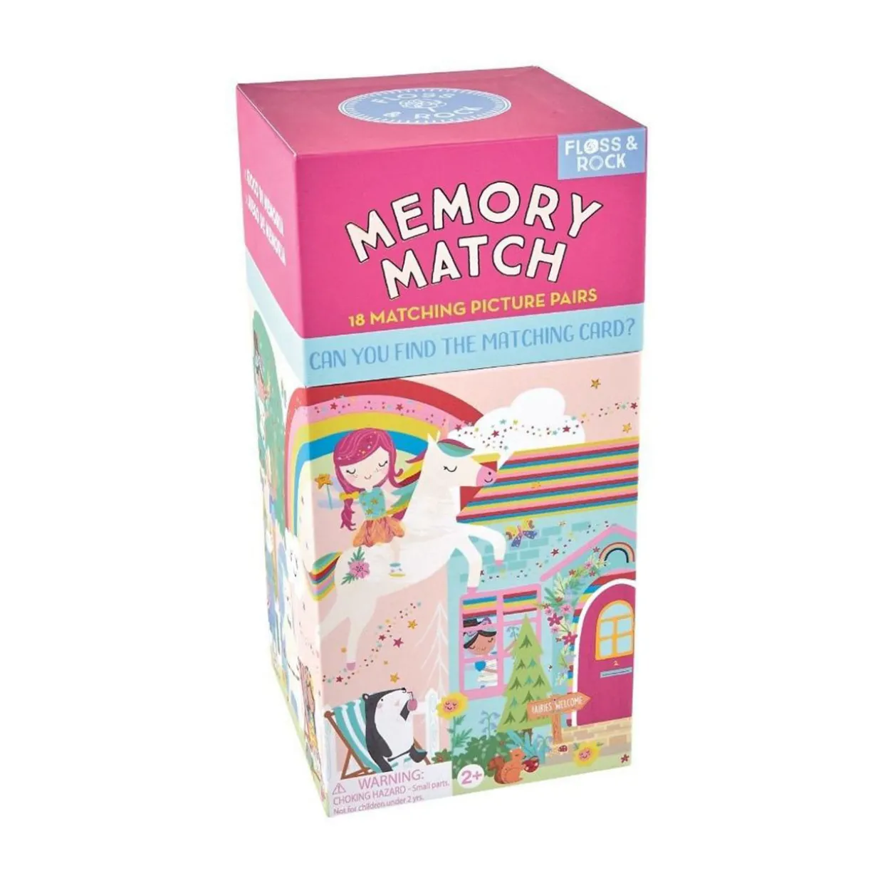 Rainbow Fairy Memory Match Game