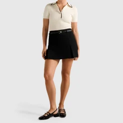 New FOREVER NEW Reagan Contrast Trim Polo Top