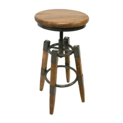 Discount CASEYS FURNITURE Reclaimed Swivel Stool