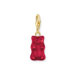 Fashion THOMAS SABO Red Goldbear Charm