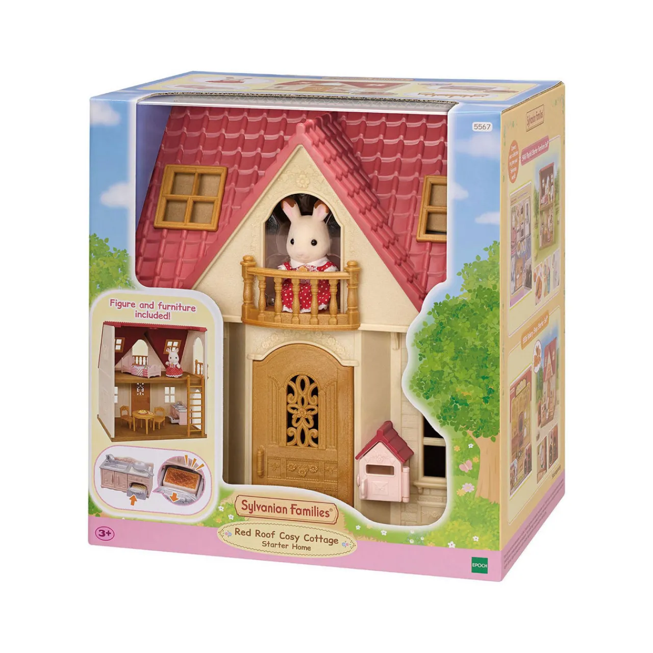 Fashion SYLVANIAN FAMILIES Red Roof Cosy Cottage