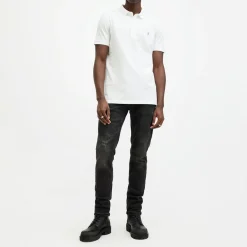 New ALLSAINTS Reform Embroidered Logo Polo Shirt