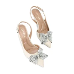 Regal Bow Slingback Heels