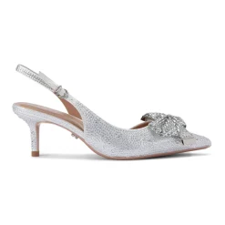 Regal Bow Slingback Heels