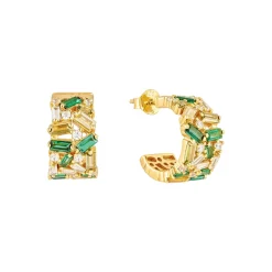 New METTLE & BLOOM Regalia Hoop Earrings