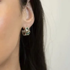 Hot METTLE & BLOOM Regalia Hoop Earrings