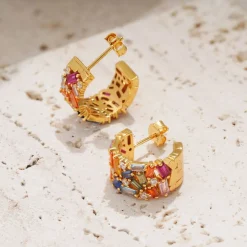 Discount METTLE & BLOOM Regalia Hoop Earrings