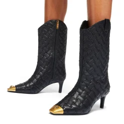 Best KURT GEIGER LONDON Regent Quilted Crystal Boots