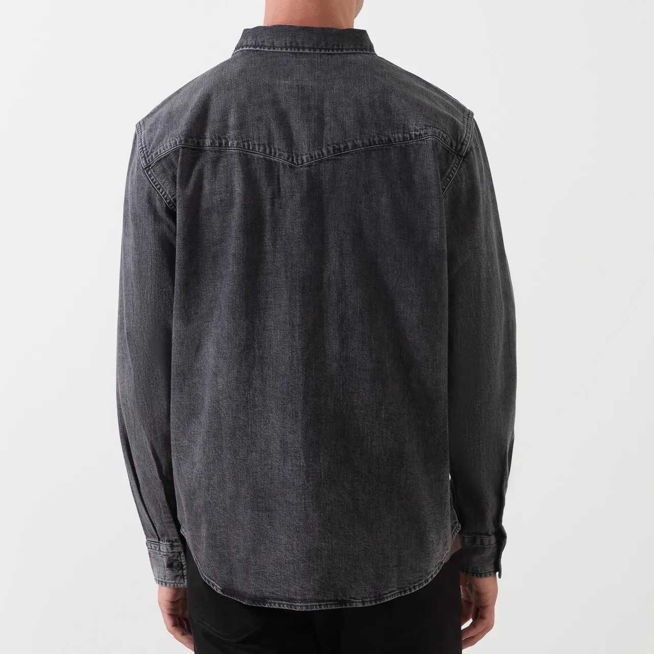 New LEVIS Relaxed Western Denim Shirt