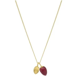 Relic Droplet Ruby Necklace