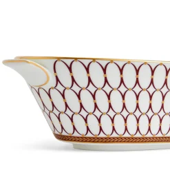 Renaissance Red Oval Serving Bowl 33.9cm