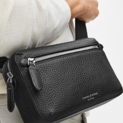 Reporter Compact Grained Leather Crossbody Bag