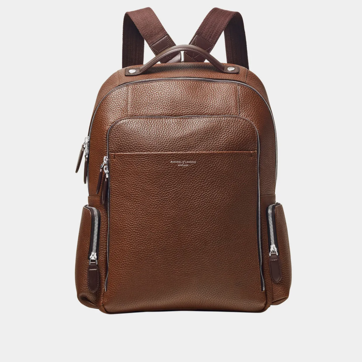 Reporter Pebbled Leather Backpack