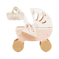 Retro Wooden Doll Pram