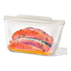 Reusable Silicone Stand-Up Half Gallon Bag 64oz