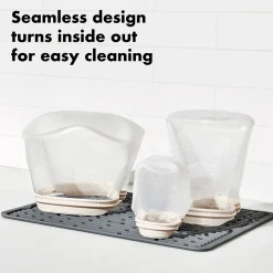 Reusable Silicone Stand-Up Half Gallon Bag 64oz