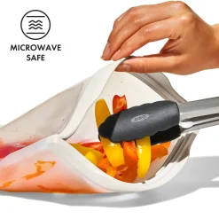 Reusable Silicone Stand-Up Half Gallon Bag 64oz