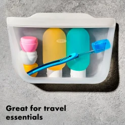 Reusable Silicone Stand-Up Quart Bag 32oz