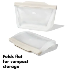 Reusable Silicone Stand-Up Quart Bag 32oz