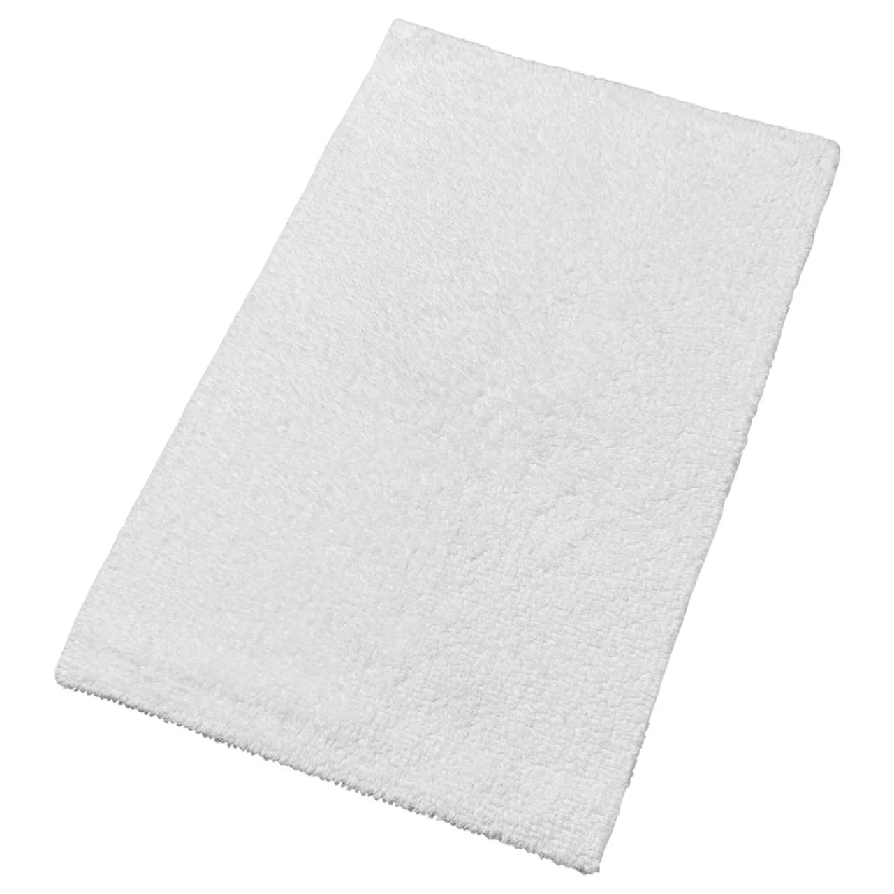 Fashion CHRISTY Reversible Medium Bath Rug White