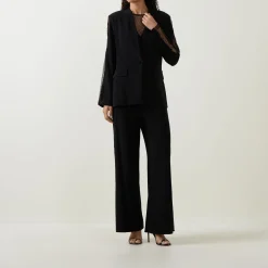 Outlet JOSEPH RIBKOFF Rhinestone-Embellished Wide Leg Trousers