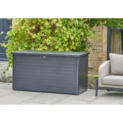 Best CASEYS FURNITURE Rhode Large Cushion Box Anthracite