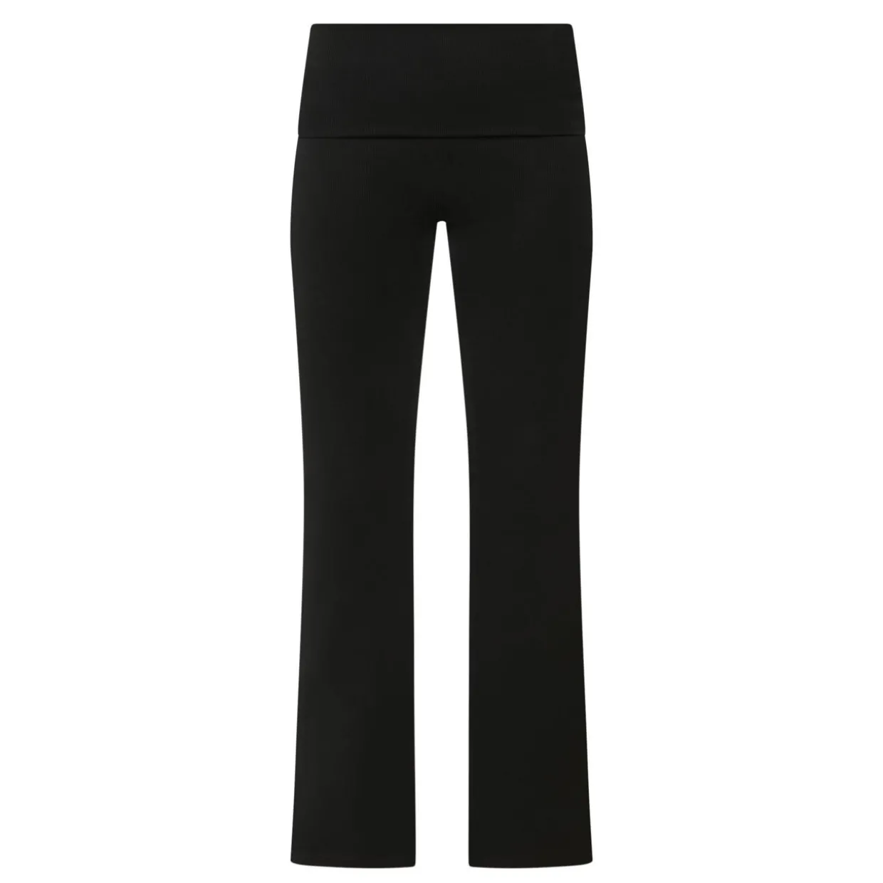 Rib Fold Over Trousers