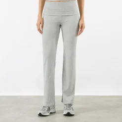 Rib Fold Over Trousers