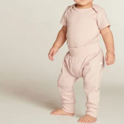 Ribbed Logo Bodysuit