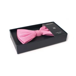 Ribbed Woven Bow Tie