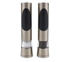 Outlet COLE & MASON Richmond Electric Salt And Pepper Mill Set
