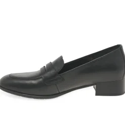 Best GABOR Right Penny-Trim Leather Loafers