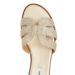 Riley Gold Lurex Flat Mules