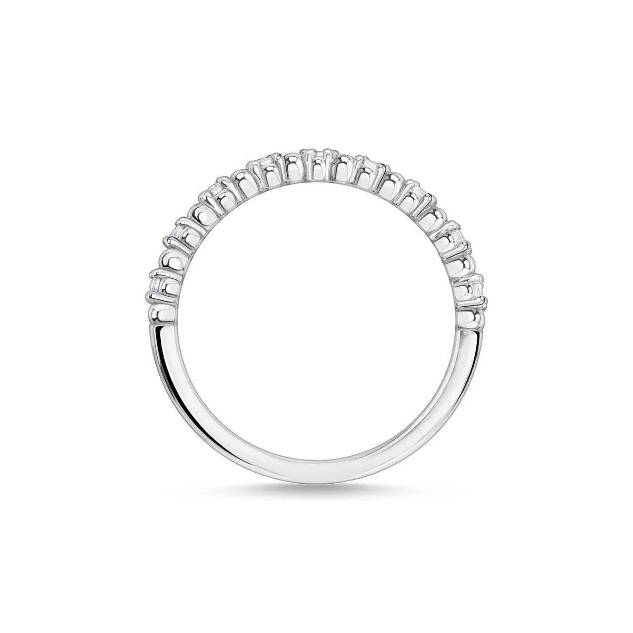 Clearance THOMAS SABO Ring Dots With White Stones Silver