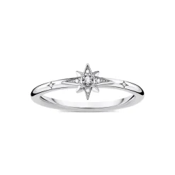 Ring Star Stones Silver