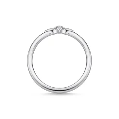 Ring Star Stones Silver