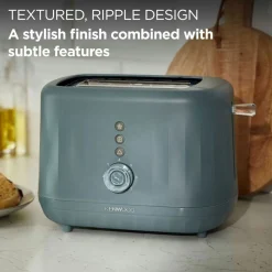 Ripple 2 Slice Toaster Storm Blue