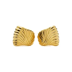 Ripple Stud Earrings