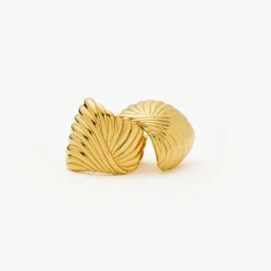 Ripple Stud Earrings