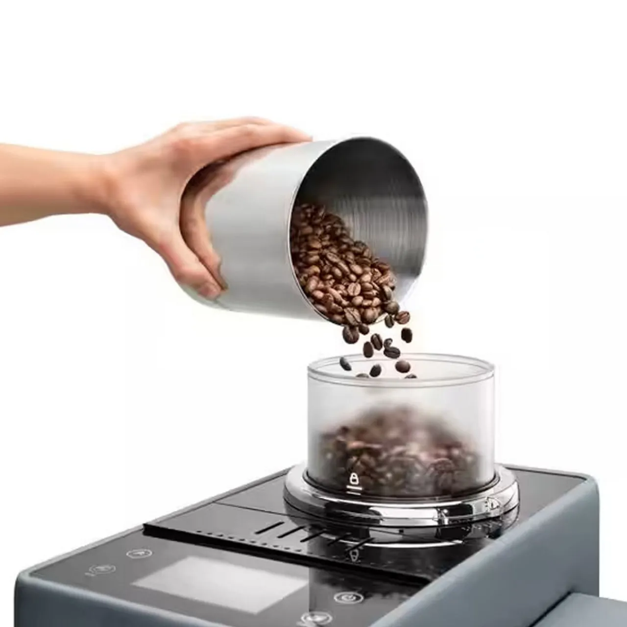 Discount DE'LONGHI Rivelia Automatic Compact Bean To Cup Grey