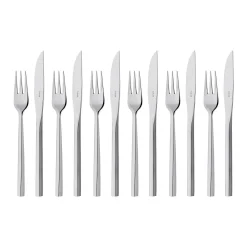Rochester 12-Piece Steak Knife & Fork Set