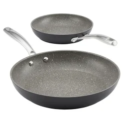 Rocktanium Non-Stick Two-Piece Frying Pan Set