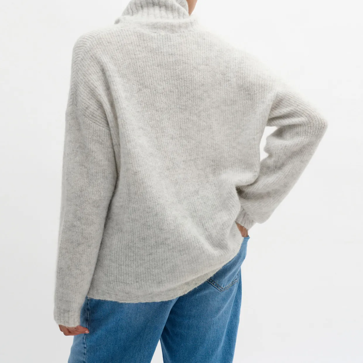 Roll Neck Oversized Fit Sweater