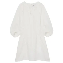 Romi Balloon-Sleeve Mini Dress