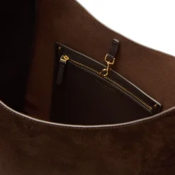 Romy Hobo Suede Shoulder Bag