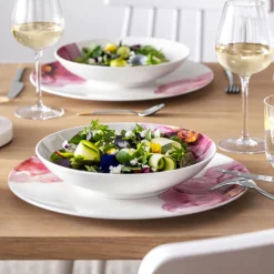 New VILLEROY & BOCH Rose Garden Water Glass, Set of Four