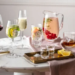 New VILLEROY & BOCH Rose Garden Water Glass, Set of Four