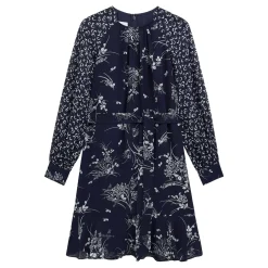 Fashion HOBBS Rosie Floral Flared Mini Dress