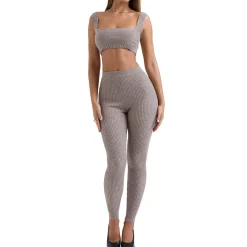 Best HOUSE OF CB Rosmina Rib Knit Leggings