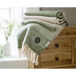 New THE LYNDON COMPANY Rossendale Throw Green